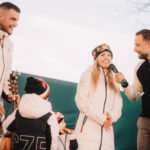 Přivítání olympioniků na náměstí ve Vrchlabí