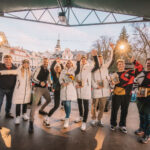 Přivítání olympioniků na náměstí ve Vrchlabí