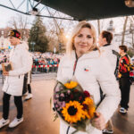 Přivítání olympioniků na náměstí ve Vrchlabí