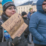 Shromáždění na podporu prezidenta Petra Pavla náměstí v Trutnově