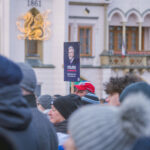 Shromáždění na podporu prezidenta Petra Pavla náměstí v Trutnově