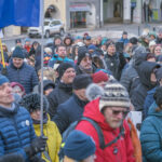 Shromáždění na podporu prezidenta Petra Pavla náměstí v Trutnově