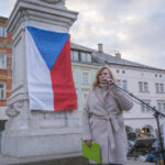 Shromáždění na podporu prezidenta Petra Pavla náměstí v Trutnově