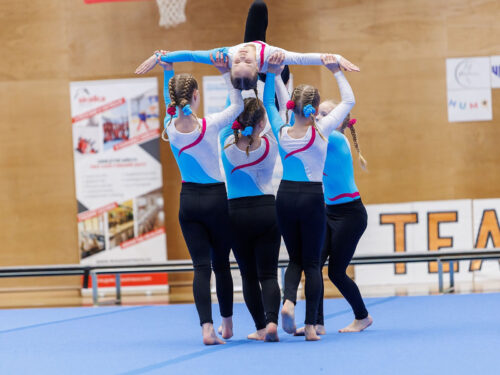 Kadetky Spartaku byly jen krůček od bronzu na svátku TeamGymu