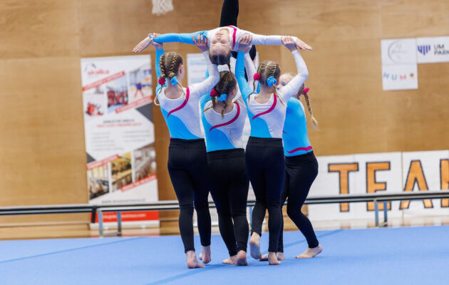 Kadetky Spartaku byly jen krůček od bronzu na svátku TeamGymu
