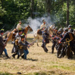 Rekonstrukce bitvy u Trutnova 1866