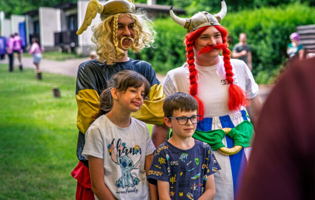 Dětský den v kempu Dolce: Asterix a Obelix