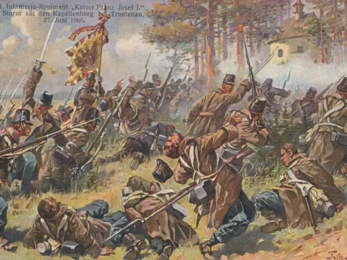 Z muzejních sbírek: Rakouský útok na Janský vrch 27. 6. 1866