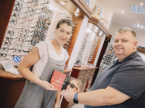 Nové brýle z Oční optiky Malinský si pořídí Zuzana Bílková