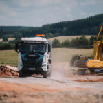 Elektrický autodomíchávač společnosti DS Transport Beton