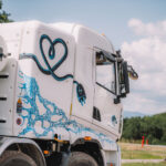 Elektrický autodomíchávač společnosti DS Transport Beton