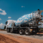 Elektrický autodomíchávač společnosti DS Transport Beton